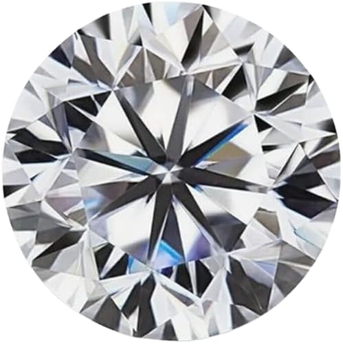 Lab Grown Diamond Round Shape 1 Carat, Loose Gemstone, GIE Certified, F, E-G Color, VVS1 to VS2 Clarity, Excellent Cut, Lab Created Diamond