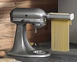 KitchenAid KSMPRA Stand Mixer Attachment Pasta Roller & Cutter, 3-Piece Set, Stainless Steel