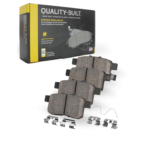 QUALITY-BUILT Premium Semi-Metallic Front Brake Pads (1001-0444M) Replacement for Suzuki Samurai 1994-1985