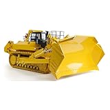 wheelfun Metal JDMODEL 1/14 RC Hydraulic Bulldozer 575 Smoking Huge Dozer Heavy Machine Frsky X14 Radio Battery RTR Mix Controlled Car Hobby Model for Adult