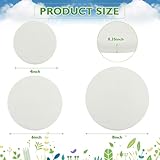 12Pack Diatomaceous Earth Coaster 4/6/8inch Diatomite Plant Saucer Stone Plant Sourcer Instant Dry Water Absorbent Diatomite Tray Water Absorbent Plant Coasters Absorbent Pad Diatomaceous Earth Mat