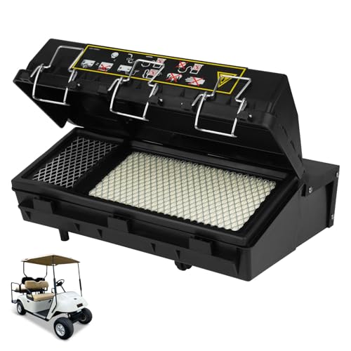 Panglong EZGO Air Box Filter Assembly, Include Air Filter Element, Filter Cover and Housing, Suitable for 1994-2005 EZGO Gas Golf Cart with 295cc & 350cc Engine, OEM# 72368-G01 72178-G01 72179-G01