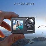 AKASO Brave 7 LE 4K30FPS 20MP WiFi Action Camera with Touch Screen EIS 2.0 Zoom Remote Control 131 Feet Underwater Camera with 2X 1350mAh Batteries Support External Microphone Vlog Camera