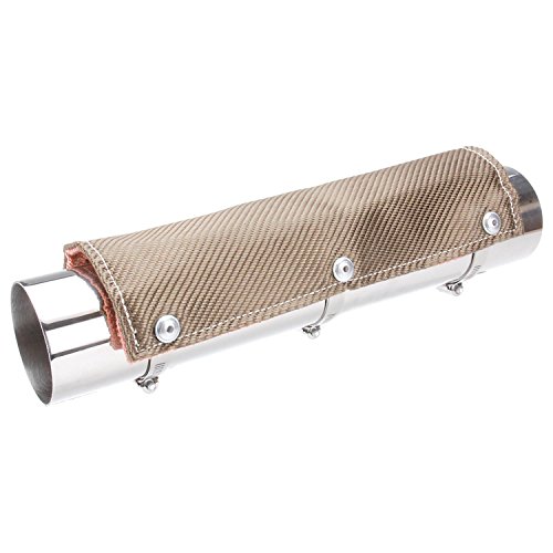 Design Engineering 010451 Titanium Pipe Shield 6" x 2' Exhaust Heat Shield