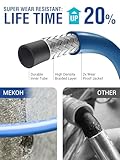 MEKOH 32ft Kink Resistant Pressure Washer Hose, 3500PSI 1/4" Power Washer Hose with M22 Brass Fitting, High Pressure Replacement Hose for Electric, Hose Extension for Car Wash, Patio & Garden Clean