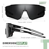 TURBOPEP 3Pack Kids Polarized Sunglasses - Youth Baseball Sunglasses for Boys Girls Age 3-12 Sports UV Protection Goggles