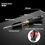 Tattoo Gun Kit Cartridge Tattoo Machine Kit Tattoo Kit Tattoo Pen Kit for Beginners Rotary Tattoo Pen Type Machine Kit Complete Tattoo Supplies WTK070