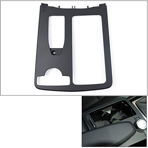 Autobro for Mercedes-Benz (2007-2013 RHD W204) (2010-2012 RHD W207) (2010-2011 RHD W212), Replacement Center Console Cup Holder Frame Cover C180 C200 C220 C300 E260 E300