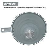 Yuesstloo 24.8" Steel Bendable Spout Funnel with Filter for All Automotive Oils, Diesel Fuel and Other Liquids, with Gloves