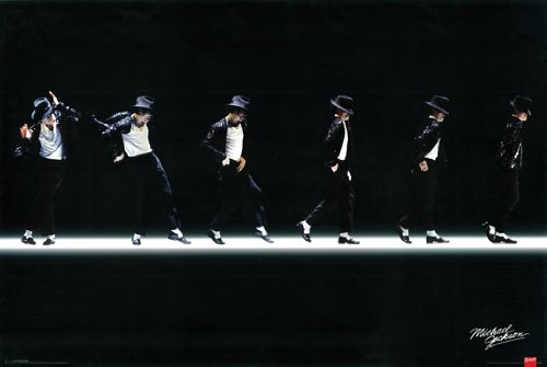 Hot Stuff Enterprise Michael Jackson Moonwalk Poster 24 x 36