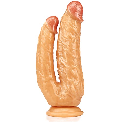 New 8.26 Inch Adult Toy for Women Realistic Silicone Double Dick Thrusting Wand 36N4