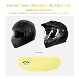 Soman Universal Motorcycle Helmet Anti Fog Film, Adhesive Anti Fog for Motorcycle Helmet Visor Shield Compatible with RF1200 X14 XD-4 MX-9 XG 100 K6 I90 Strada II (Transparent)