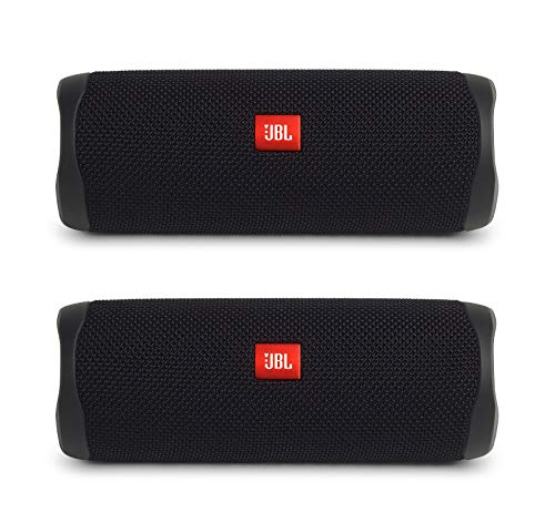 JBL Flip 5 Bundle, Black (Pack of 2)