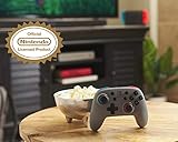 PowerA Nano Enhanced Wireless Controller for Nintendo Switch - Grey-Neon, Works with Nintendo Switch Lite, Bluetooth Controller, Gamepad, Compact, Smaller, Rechargeable, Portable - Nintendo Switch