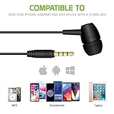 ZAMZAM Pro Mono Earbud Hands-Free Compatible with Xiaomi Redmi A2 with Built-in Microphone and Crisp Clear Safe Audio! (3.5mm / 3.5ft Length Cable)