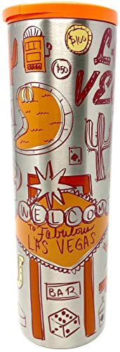 Starbucks Las Vegas Vacuum Insulated Stainless Steel Traveler Coffee Tumbler, 16 Oz