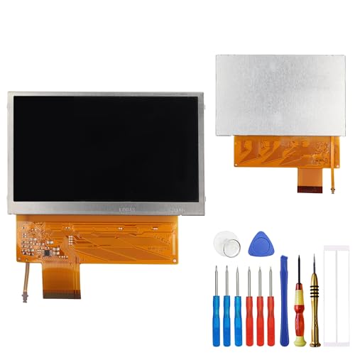 E-yiiviil LCD Digital Display Compatible with Sony PSP 1000,1001,1002,1003 4.3" LCD Display Touch Screen for Sony Assembly with Tools