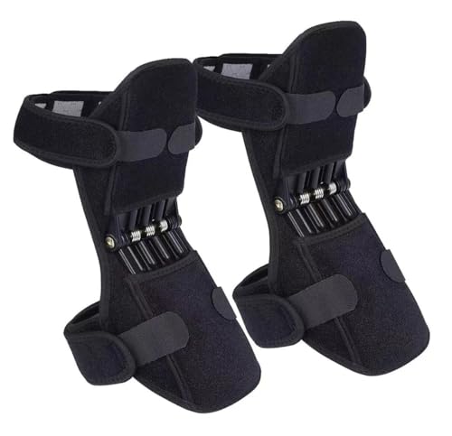 Joint Support Knee Pads - Power Lift Knee Stabilizer Pads - Powerful Rebound Spring Force Knees Protection Booster - Breathable Non-Slip Joint Knees Support Brace for Exercising, Squat, Climbing