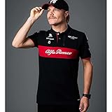 Alfa Romeo Racing F1 2023 Men's Team Polo Shirt Black