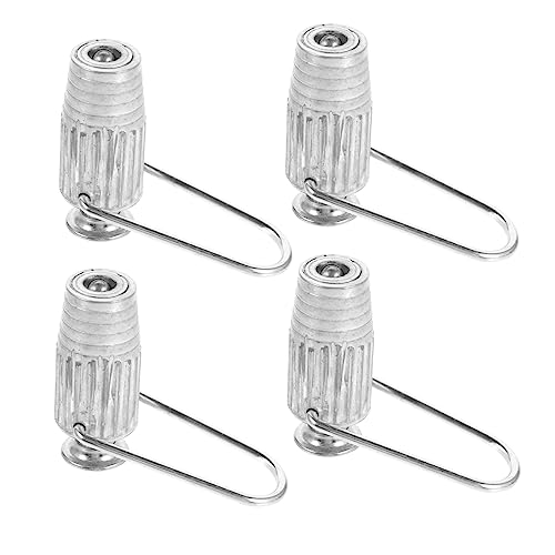 Outanaya 4Pcs Clothesline Tightener Grips for Household Laundry Ideal for Pulleys and Fixed Lines Wire Clamps and Rv Bumper Clothesline Use