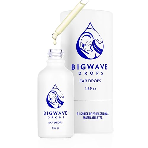 BigWave Drops - Fast-Acting Ear Drops Preferred by Professional Athletes for Ear Discomfort, Ear Infections, Swimmer’s Ear, Clogged Ears, Wax Removal, and Itchy Ears