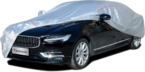 Tecoom Car Covers for Automobiles Door Zipper/Lock Universal Fit Sedan Toyota Camry, Honda Accord, Chevy Malibu, Kia Optima, Hyundai Sonata Nissan Altima Volkswagen Passat Ford Fusion Buick Regal
