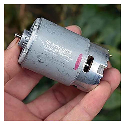 Nuojie Electronic Components Motor RS-550VC-7525 DC 5V-14.4V 21000RPM Motor High-Speed High-Torque High-Power Engine 550 DIY Rechargeable Drill Tool Motor