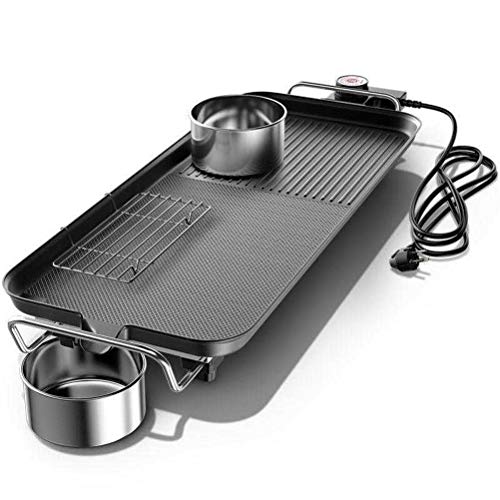 Korean Household Electric Ovens Smokeless Nonstick Barbecue Machine Electric hotplate Teppanyaki Grilled Meat Pan