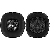 Geekria QuickFit Replacement Ear Pads for Marshall Major/MajorII/Major2 Headphones Ear Cushions, Headphone Accessories Repair Parts (Black)