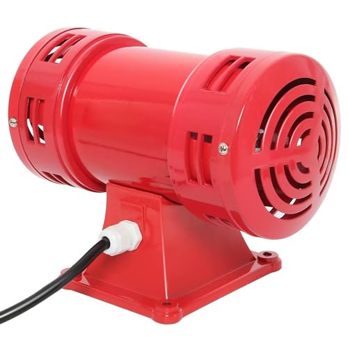 YaeCCC Air Raid Siren,110V Siren Alarm 150db 60HZ,Industry Electric Motor Driven Siren,Super Loud Siren Alarm for Home and Outdoor Siren