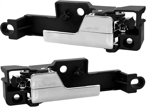 Upgraded Metal Interior Door Handles (Pair) – Compatible with 2006-2012 Ford Fusion, 2006-2011 Mercury Milan, 2006 Lincoln Zephyr, 2007-2012 Lincoln MKZ – Replaces 6E5Z-5422600-AA, 6E5Z-5422601-A