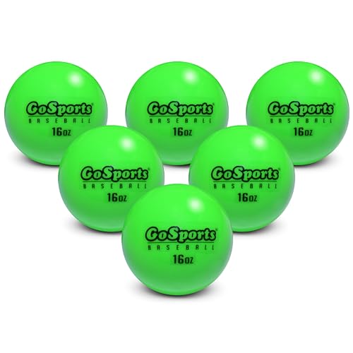 GoSports 2.8 inch Weighted Training Baseballs - Hitting & Pitching Training for All Skill Levels - Improve Power and Mechanics
