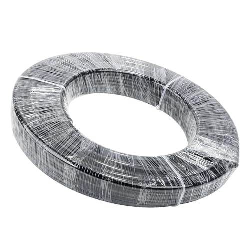LokoCar Nylon Air Line 100ft 1/2" OD Pneumatic Nylon Tube DOT Approved SAE J844 Airline For Air Brake Tubing or Fluid Transfer Black