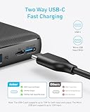 Anker Power Bank(PowerCore 10K),Compact Travel-Ready 10,000mAh Battery Pack with PowerIQ Charging Technology,5V/3A High-Speed Charging for iPhone,iPad,and More (USB-C Input and Output（Black）, 2-Pack)