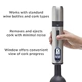 Rabbit Electric Wine Opener Set, 8.3x3.6x11.8, Black