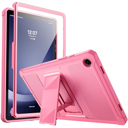 MoKo Case Fit Galaxy Tab A9 Plus 11-Inch 2023 (SM-X210/X216/X218), Shockproof Full Body Rugged Stand Back Cover Built-in Screen Protector Fit Galaxy Tab A9+ 11" 2023, Conch Shell
