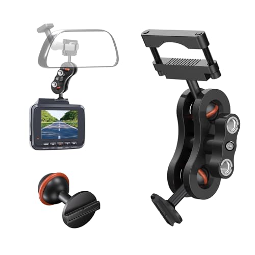 Dash Cam Mount, Aluminum Rearview Mirror Bracket Installation Kit, for Rove R2-4K, R2-4K PRO and R2-4K Dual Car Dash Cams