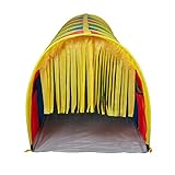 Pacific Play Tents 95200 Kids Super Sensory 9-Foot D Style Institutional Crawl Play Tunnel, 9' x 30" x 30", Multicolored