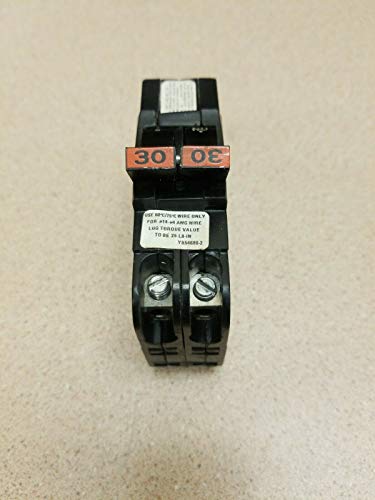 1- FEDERAL PACIFIC FPE NC230 30 AMP, 2 POLE, THIN CIRCUIT BREAKER STAB-LOK SPACE 30A 2P …