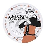 ABYSTYLE Naruto Shippuden Naruto Sasuke Kakashi Sakura Character Set of 4 Plates Home & Kitchen Decor Merch Gift