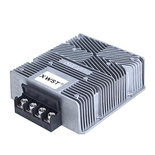 DC to DC Converter 12v to 24v Step up Boost Regulator 50A 1200W Power Supply Waterproof Module Transformer Adapter for Motor Car Truck Vehicle Boat Solar System(12V-24V-50A) (XW-12-24-50A)