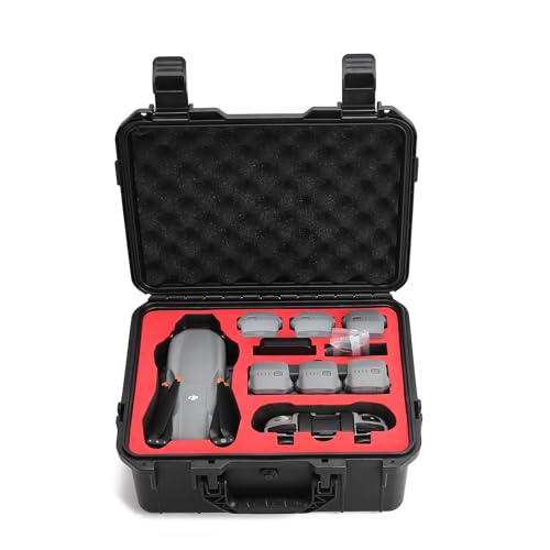 Air 3S Case,Waterproof Hard Travel Carrying Case for DJI Air 3S / Air 3 Fly More Combo,RC 2/ RC-N2 Remote Controller,Intelligent Flight Battery,Charging Hub and Other Accessories