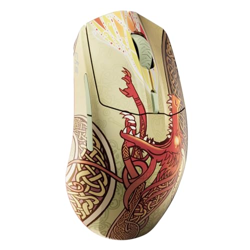 SteelSeries Wireless Gaming Mouse CS2 Dragon Lore Edition — Counter-Strike — 2.4GHz & Bluetooth — 18K DPI TrueMove Air Optical Sensor — Up to 200 HR Battery — 80M Click Durability