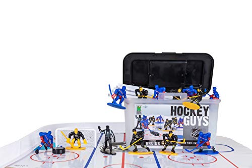 Kaskey Kids NHL Hockey Guys –Rangers vs Bruins - Inspires Kids Imaginations with Endless Hours of Creative, Open-Ended Play – Includes 2 Teams & Accessories – 25 Pieces in Every Set