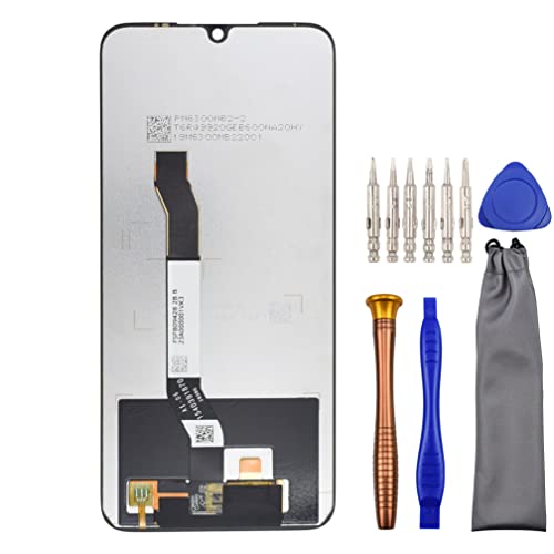 Complete Screen LCD Digitizer Touch Assembly Replacement for Xiaomi Redmi Note 8 M1908C3JH M1908C3JG with Tool Kit Black 6.3"