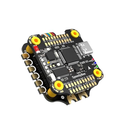 F405 V3 50A Flight Control Tower With BLS 50A 4-in-1 ESC Compatible With 30x30 FPV Racing Drone Quadcopter Components(F405 V3 50A)