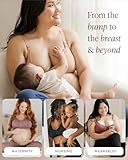 Kindred Bravely Sublime Seamless & Wireless Nursing Bra, Maternity & Postpartum for F,G,H,I Cup (Twilight, X-Large-Busty)