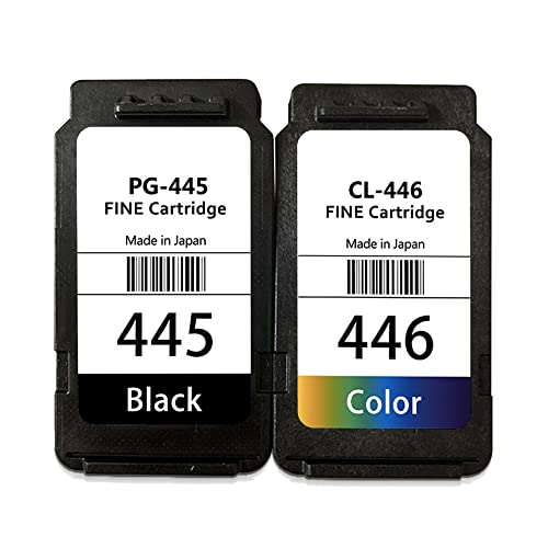 Weizhiya, for Canon PG-445 CL-446 Fine Ink Cartridges Compatible for Canon Pixma MG2440 MG2540 MG2940 IP2840 MX494 TS204 TS304 TS3140 TR4540 Printer