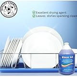 Quality Chemical Heavy Duty Liquid Alkaline Commercial Dishwasher Detergent (1 Gallon) - Rinse All/Commercial Industrial Grade Rinse Aid/Dishwasher Rinse Aid, heat and cool dry Finish (1 Gallon)