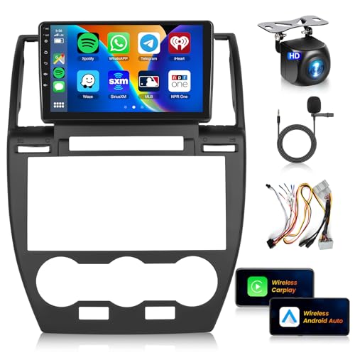 [4+64G-8Core] Car Stereo for Land Rover Freelander 2 LR2 2007-2012 Wireless Carplay Android Auto,9” 1280*720P IPS Touch Screen Radio,Android13/GPS/WiFi/32EQ DSP/59UI/Bluetooth5.0/SWC/Backup Camera&Mic